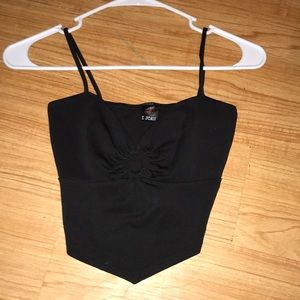 I heart jonah black shirt with matching skin tight skirt with side slit